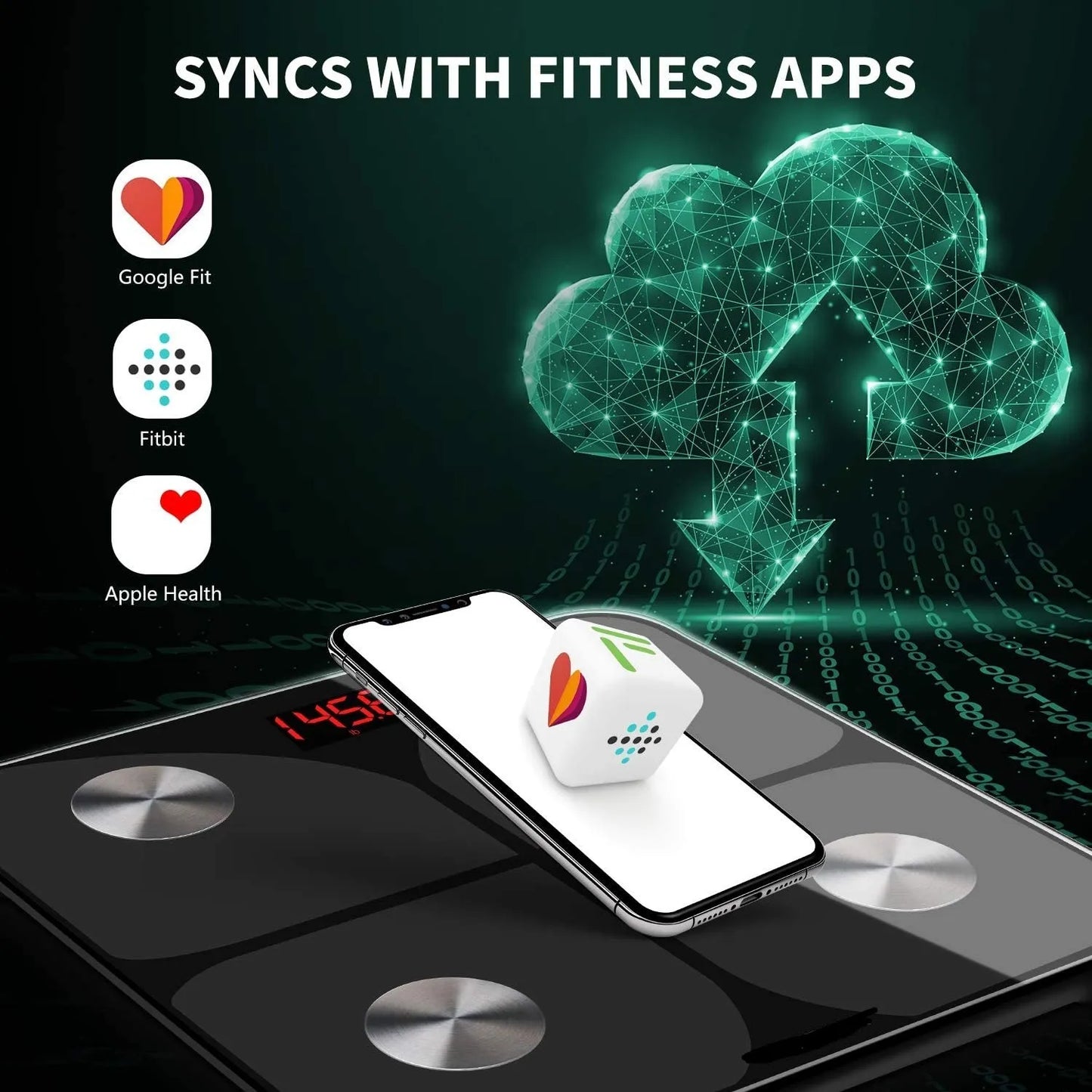 SMART BLUETOOTH WEIGHT FAT ELECTRONIC SCALE
