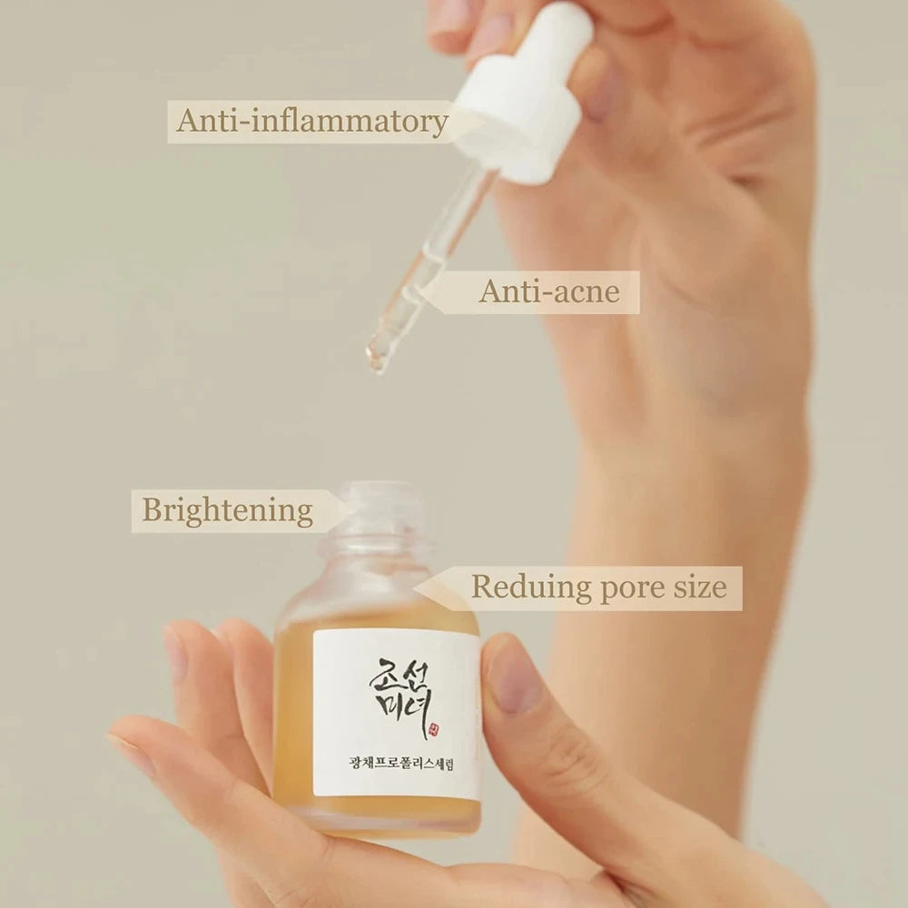 Korean Beauty of Joseon Green Tea Ginseng White Rice Honey Essence Liquid Moisturizing Antioxidant and Skin Repairing Properties