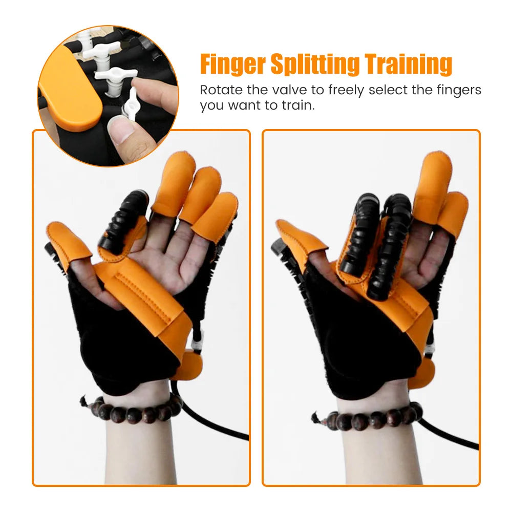 Rehabilitation Robot Glove Hand Device Finger Training Massage Gloves Stroke Hemiplegia Rehabilitation Hand Function Recovery