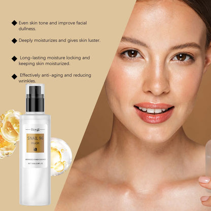 Snail 96 Mucin Power Essence Fading Fine Lines Face Serum Moisturizing Lifting Firming Smoothing Nourishin Brightening Skin Care