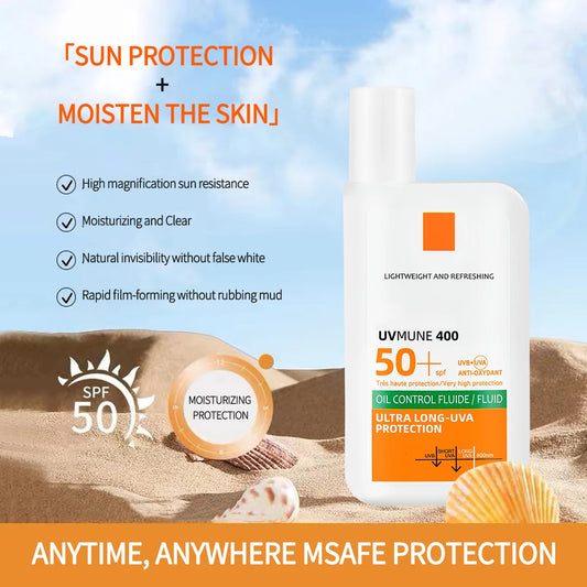Long Lasting Facial Sunscreen with High UV Protection Refreshing and Moisturizing a 2 in 1 Skincare and Sun Protection Product
