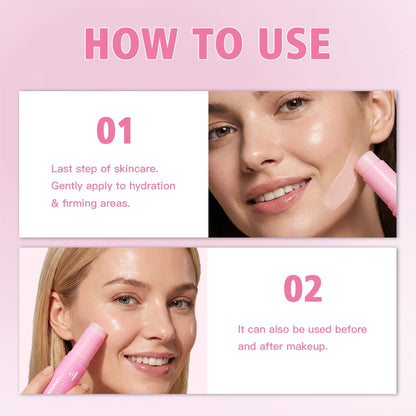 PDRN Pink Collagen Volume Multi Balm Brighten Skin Plump Smooth Radiant Deep Hydration Moisturization Portable Collagen Stick